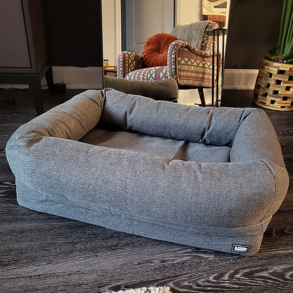 BarkBox Memory Foam Dog Bed - Gray/Small - NEVER USED